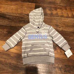 NWT CARTER’S INFANT “GENIUS” HOODIE